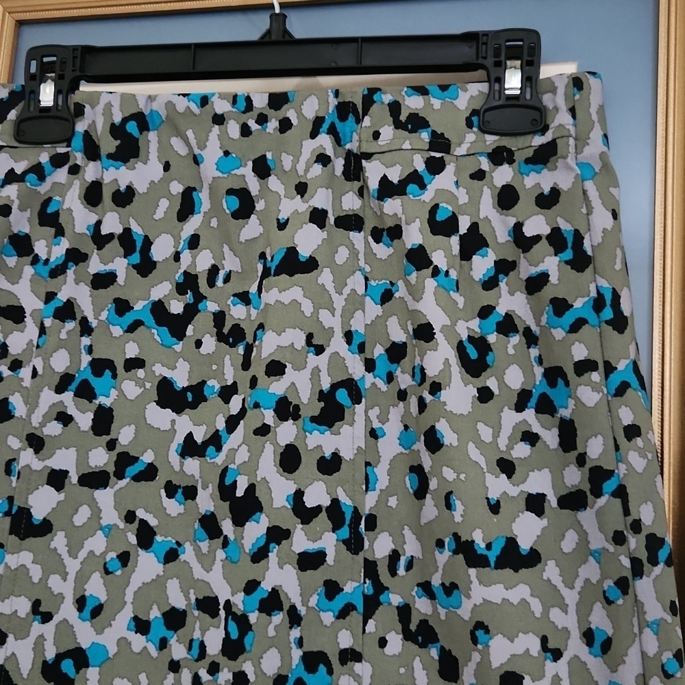 Camo Pencil Skirt Above The Knee Casual Stretch Casual Collegaite Beach Summer - Picture 2 of 7